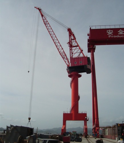MQC6055 Single-arm rack shipyard gantry crane