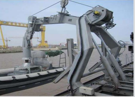 Marine deck crane